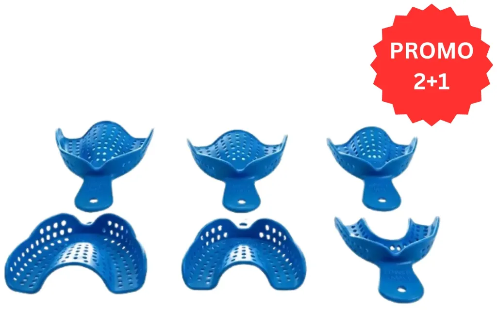 HSB-Disposable Impression Trays, Perforated, # 5, Upper Small, 12/Pk, 108109