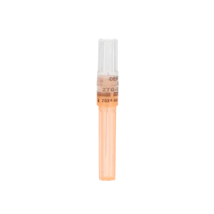 Septoject Dental Hypodermic Needles, Plastic Hub, Ga 27, Short, Orange, 100/Pk, 01N1271