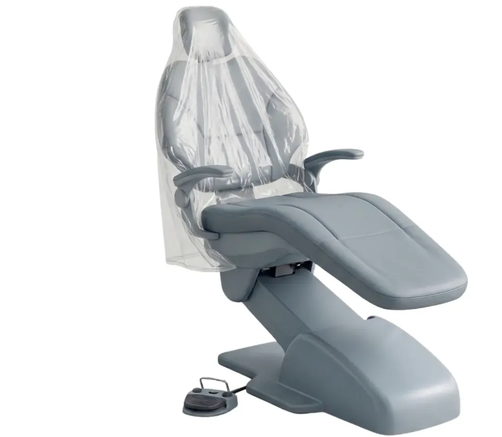 HSB-Chair Covers / Sleeves, Half, 32" x 32", Clear, 200/Pk, 101163