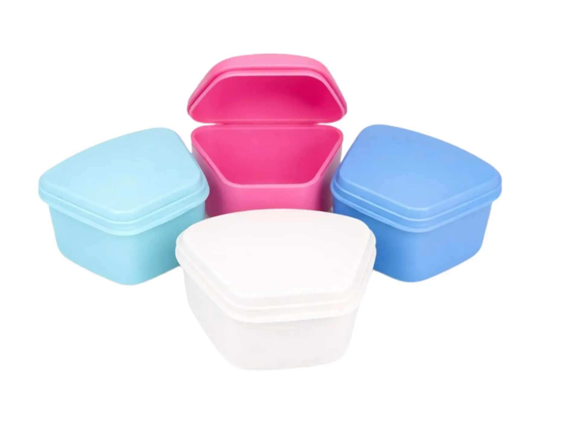 HSB-Denture Storage Boxes, Assorted, 12/Pk-100010