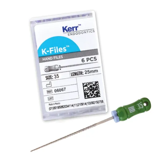 Kerr-K-File, Stainless Steel, 25 mm, # 35, Green, 6/Pk, 06067