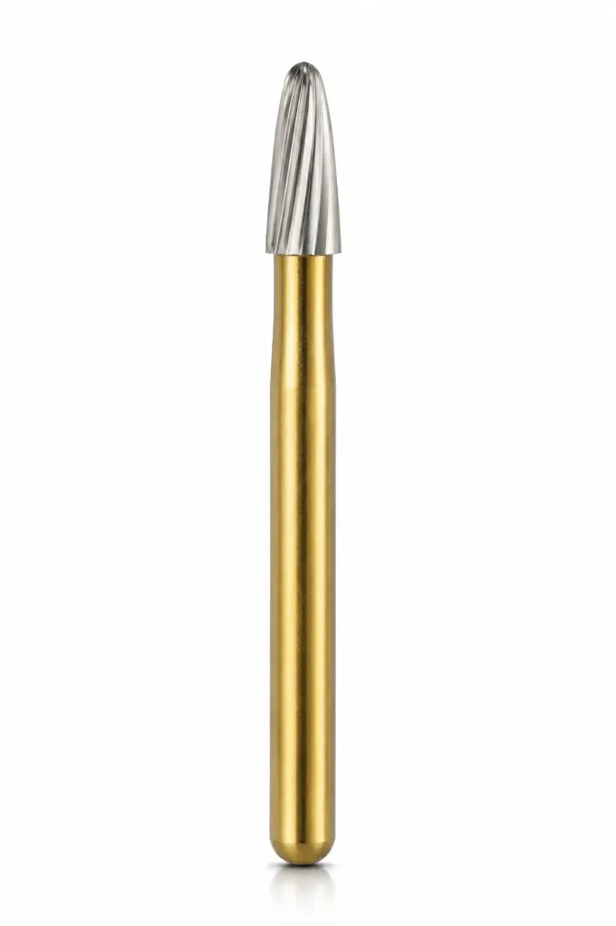 [FG8404] Crosstech-20-Blade Trimming & Finishing Carbide Burs, FG, Egg, # 8404, 5/Pk