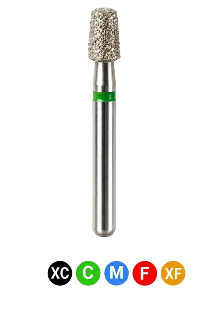 [A16RLLXC] Crosstech-Diamond Burs, FG, Modified Flat End Taper, Extra Coarse, Black, 2.5 mm, 845KR-025XC, 5/Pk, A16RLLXC