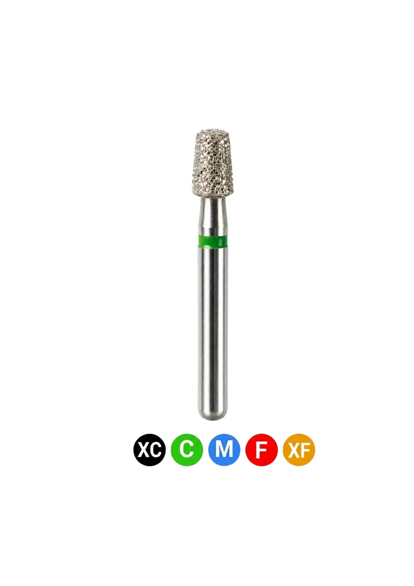 [A16RLC] Crosstech-Diamond Burs, FG, Modified Flat End Taper, Coarse, Green, 1.6 mm, 845KR-016C, 5/Pk, A16RLC