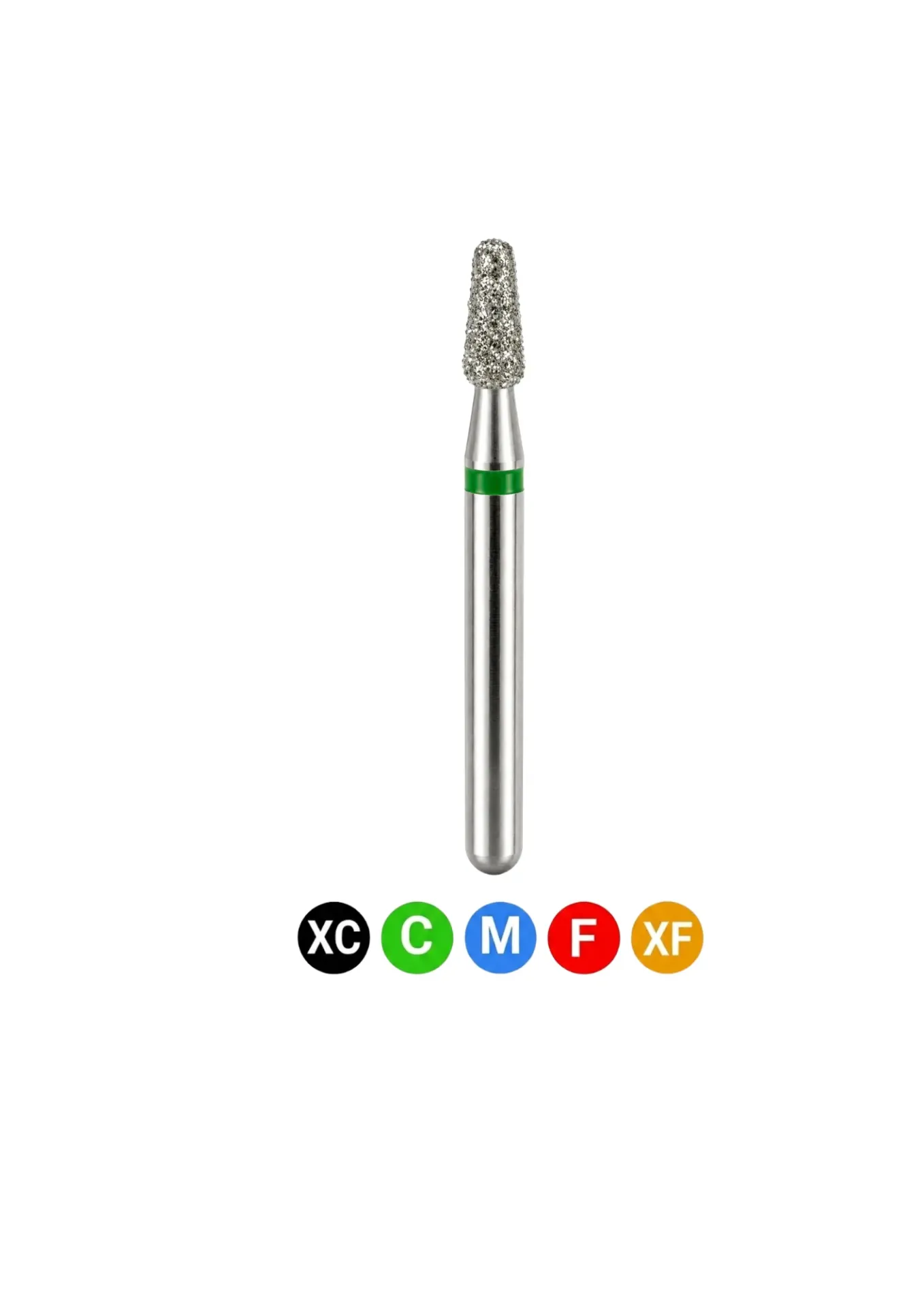 [A16RL] Crosstech-Diamond Burs, FG, Modified Flat End Taper, Medium, Blue, 1.6 mm, 845KR-016, 5/Pk, A16RL