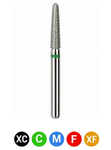 [S3F] Crosstech-Diamond Burs, FG, Modified Bevel Cylinder, Fine, Red, 1.6 mm, 879KR-016F, 5/Pk, S3F