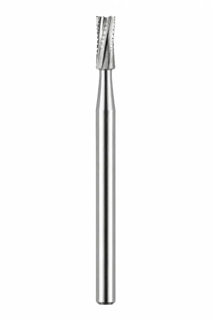 Crosstech-Carbide Bur, FG, # 557, Straight Cross Cut Fissure, 1.0 mm, 10/Pk, FG557-10