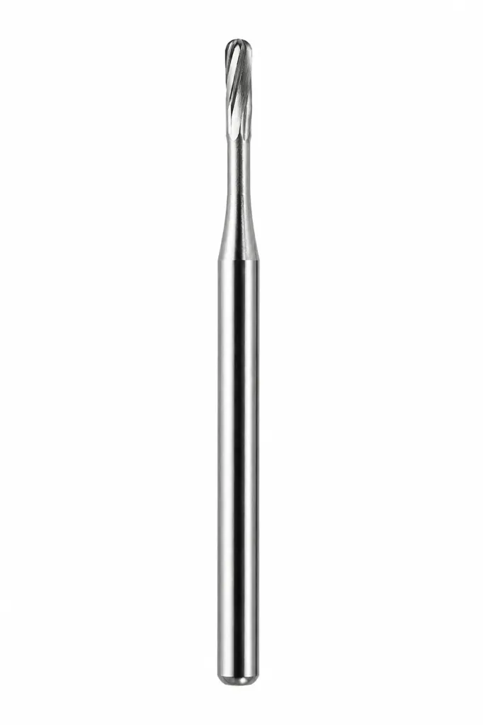 Crosstech-Carbide Bur, FG, # 1157, Straight Dome End Fissure, 1.0 mm, 10/Pk, FG1157-10