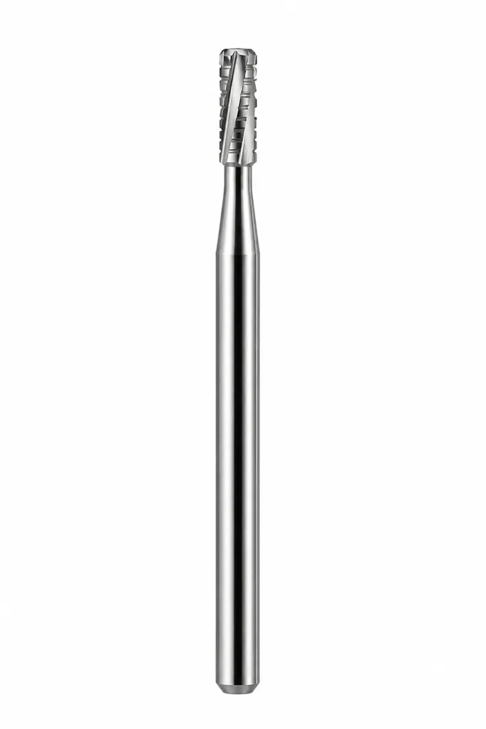Crosstech-Carbide Bur, FG, # 1558, Straight Dome End Cross Cut Fissure, 1.2 mm, 10/Pk, FG1558-10