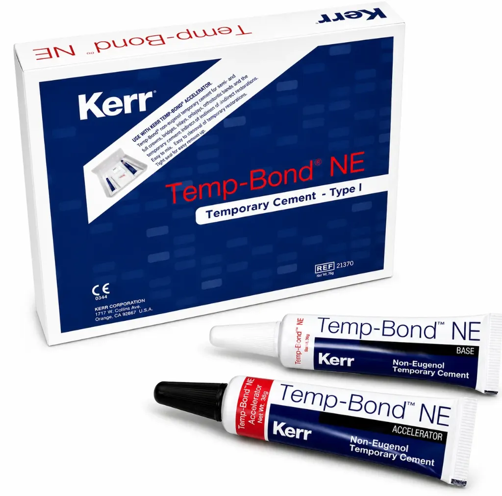 Kerr-TempBond Non-Eugenol Temporary Cement, Tube Kit, 50 g, 1/Pk-60256