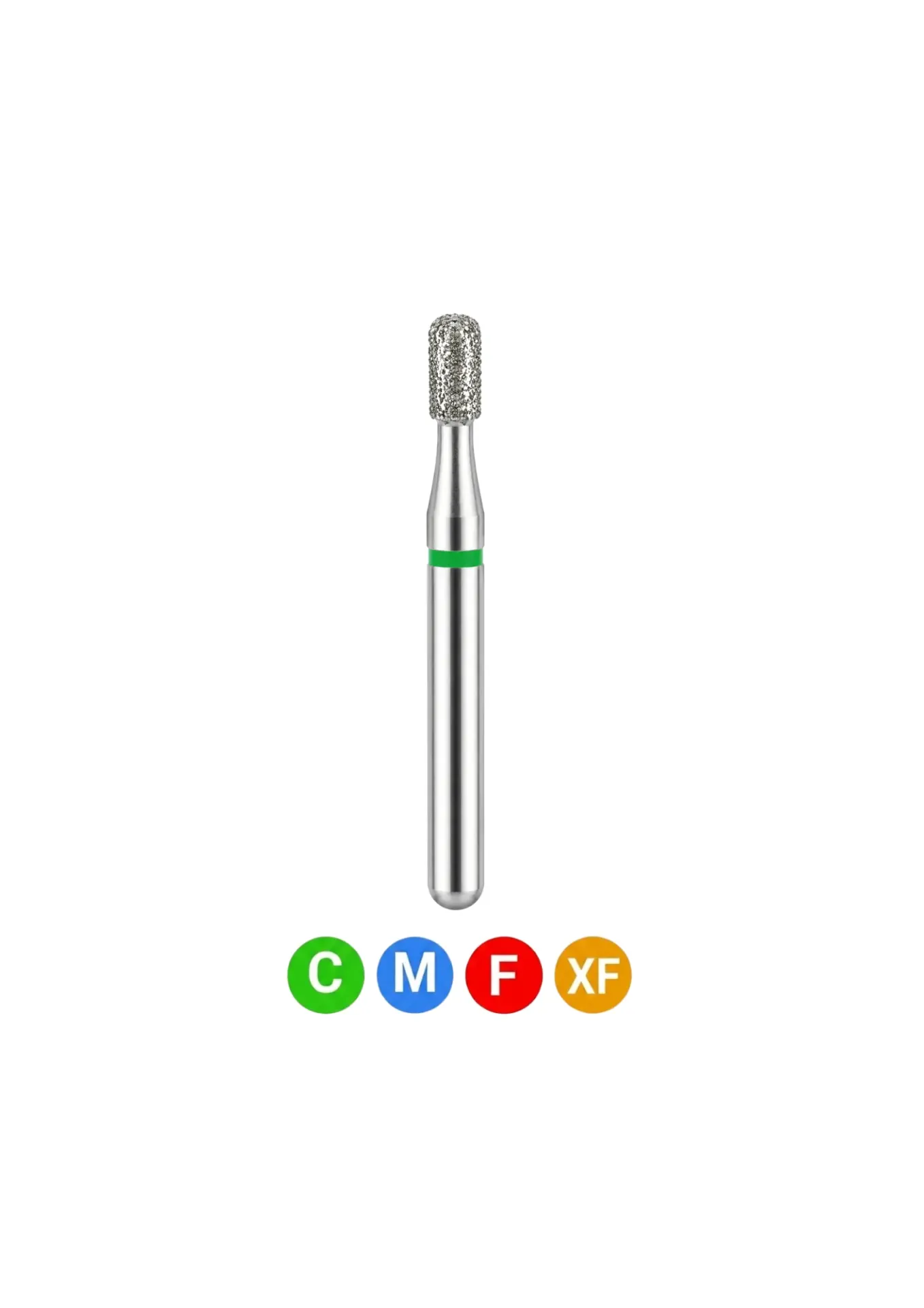 [C12MLP] Crosstech-Diamond Burs, FG, Pear, Extra Fine, Yellow, 1.6 mm, 830-016XF, 5/Pk, C12MLP