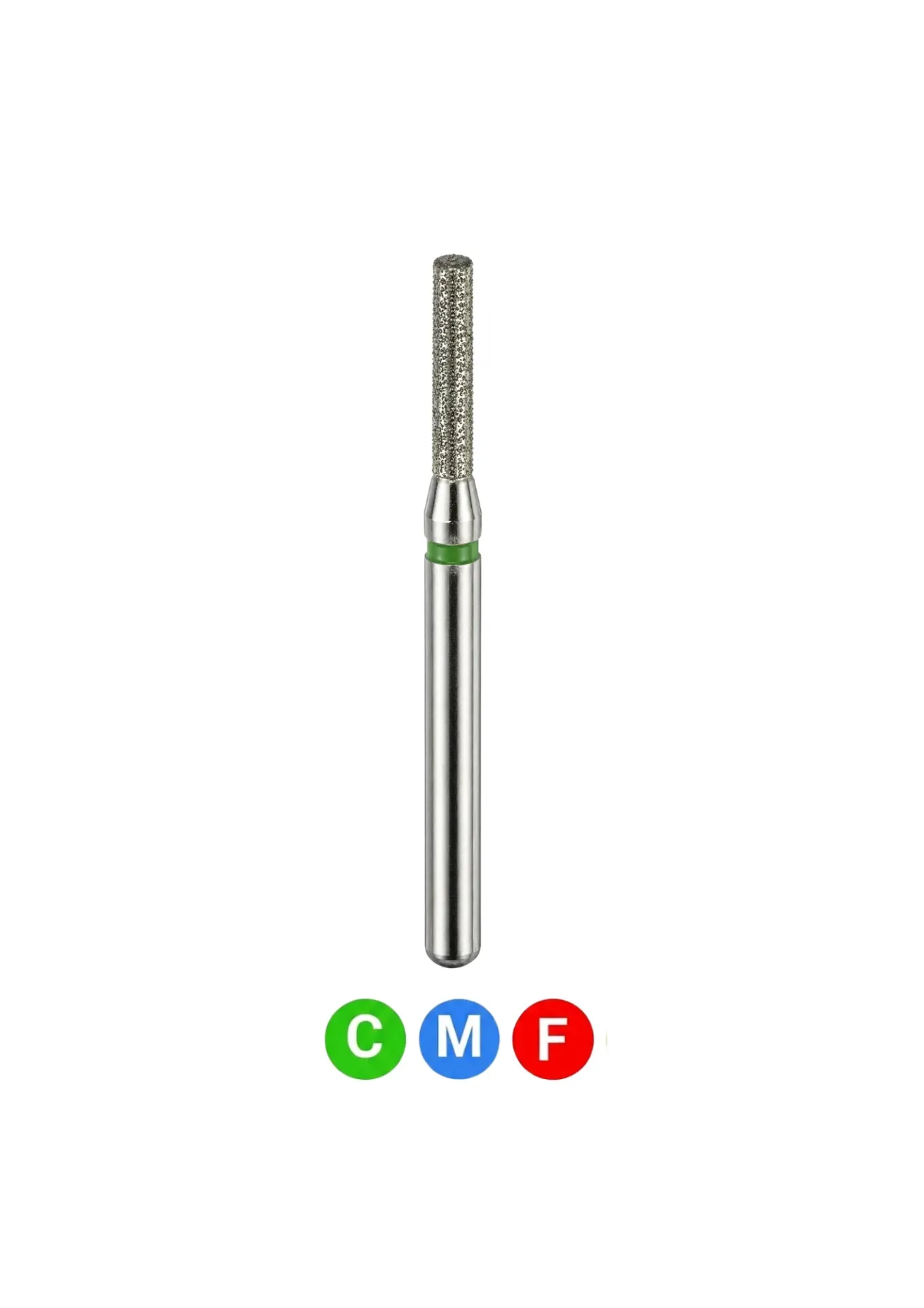 [B1F] Crosstech-Diamond Burs, FG, Flat End Cylinder, Fine, Red, 1.4 mm, 836-014F, 5/Pk, B1F