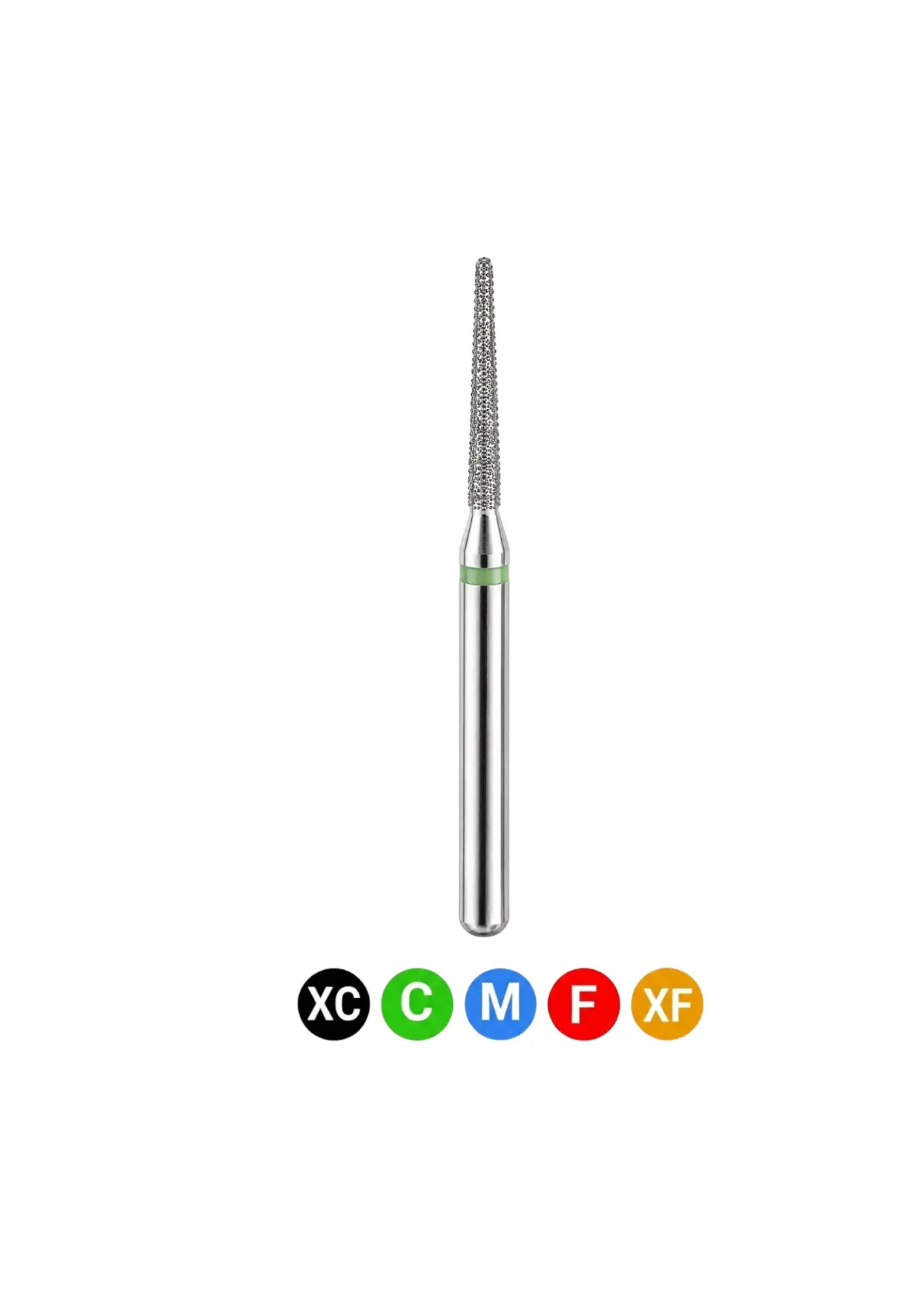 [B4SF] Crosstech-Diamond Burs, FG, Flat End Taper, Fine, Red, 1.2 mm, 847-012F, 5/Pk, B4SF