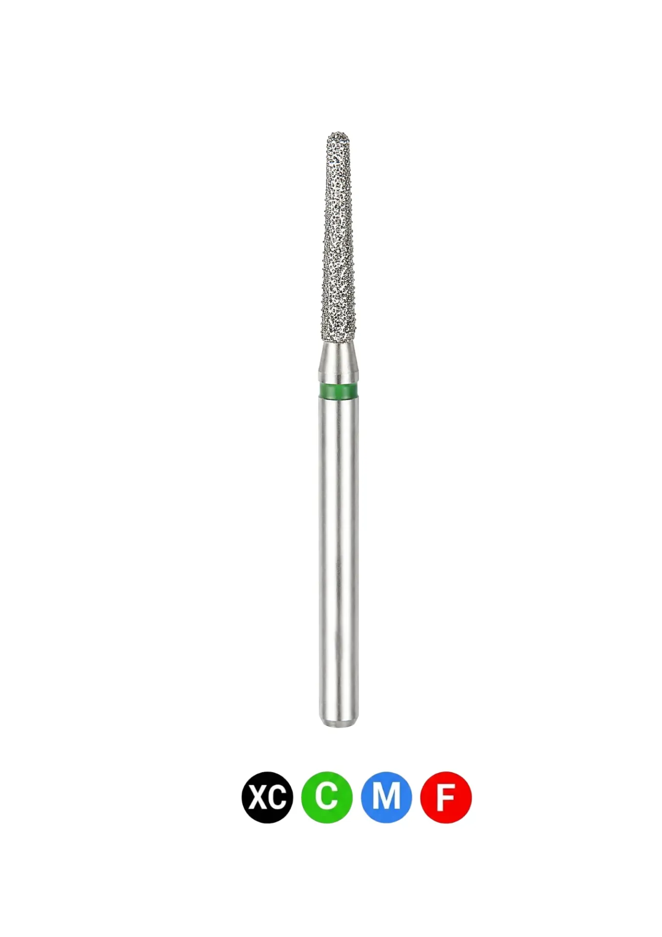 [BB4XC] Crosstech-Diamond Burs, FG, Flat End Taper, Xtra Coarse, Black, 1.6 mm, 847-016XC, 5/Pk, BB4XC