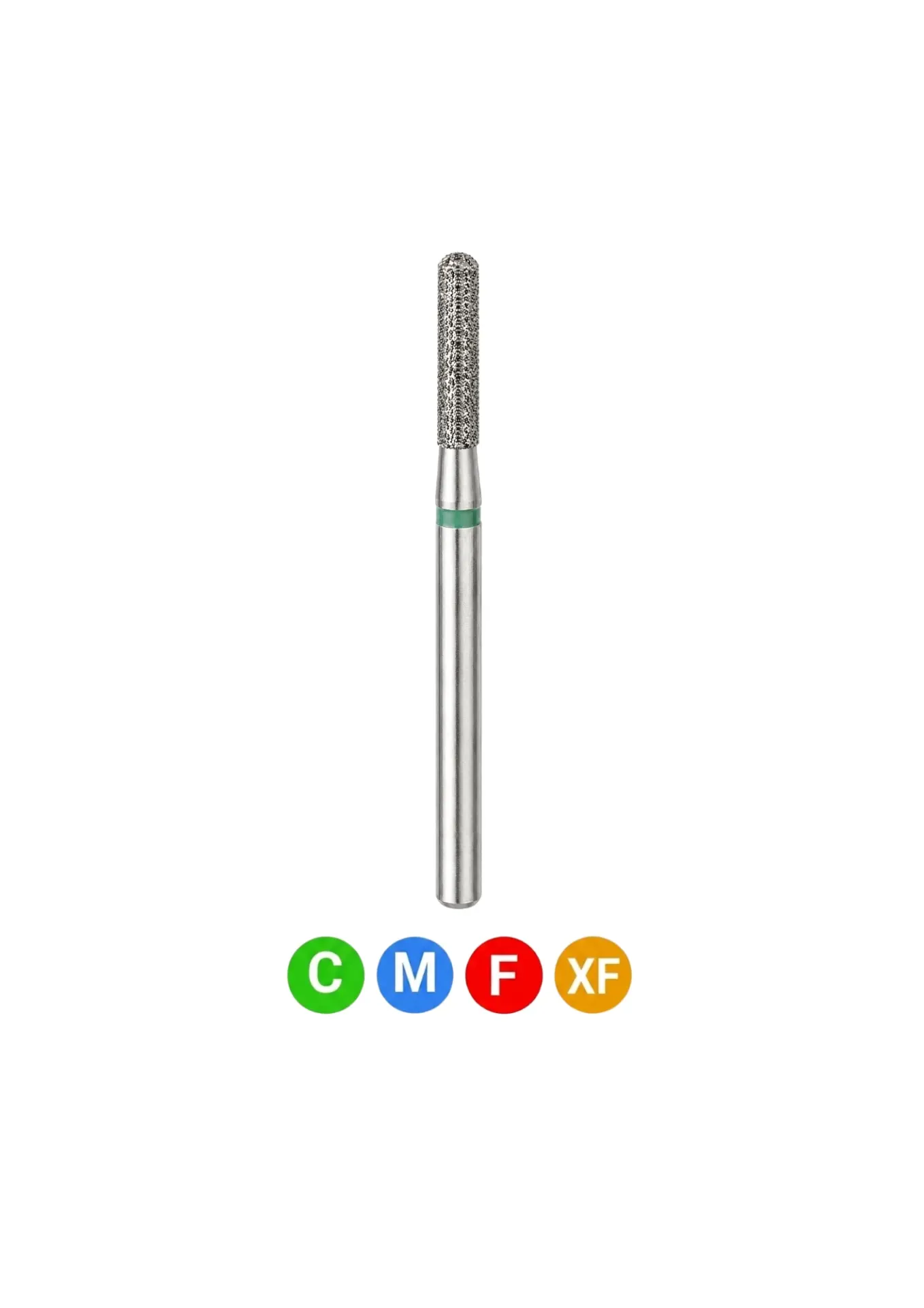 [B4RXF] Crosstech-Diamond Burs, FG, Modified Flat End Taper, Xtra Fine, Yellow, 1.6 mm, 847KR-016XF, 5/Pk, B4RXF