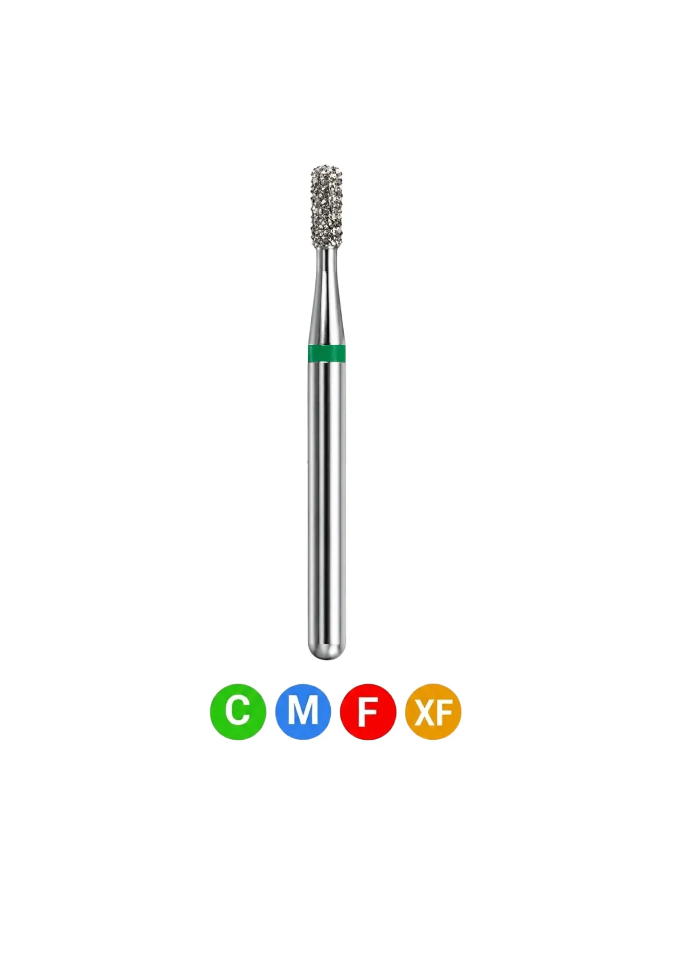 [C12S2F] Crosstech-Diamond Burs, FG, Pear, Fine, Red, 1.2 mm, 830-012F, 5/Pk, C12S2F