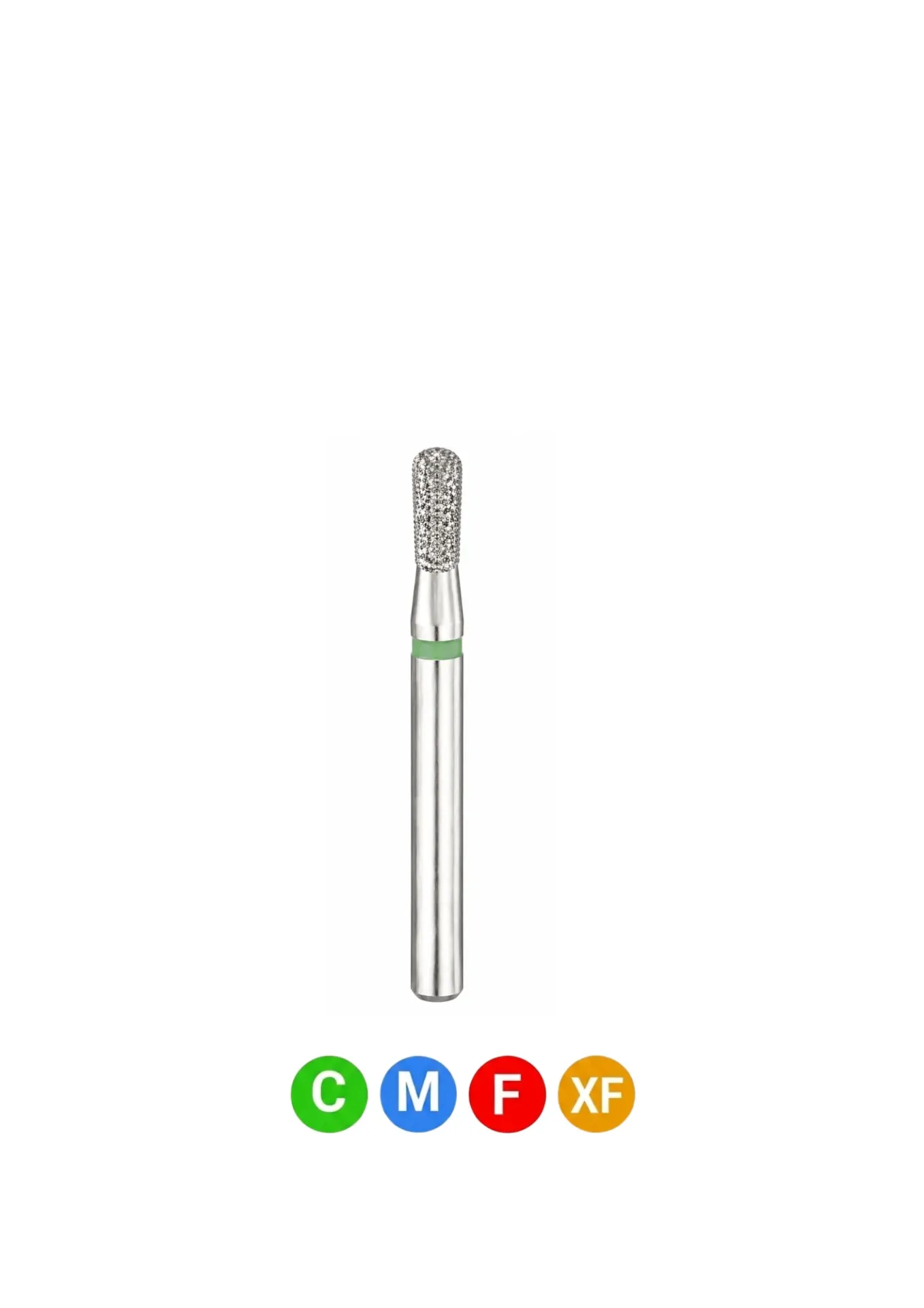 [C12S2XF] Crosstech-Diamond Burs, FG, Pear, Xtra Fine, Yellow, 1.2 mm, 830-012XF, 5/Pk, C12S2XF