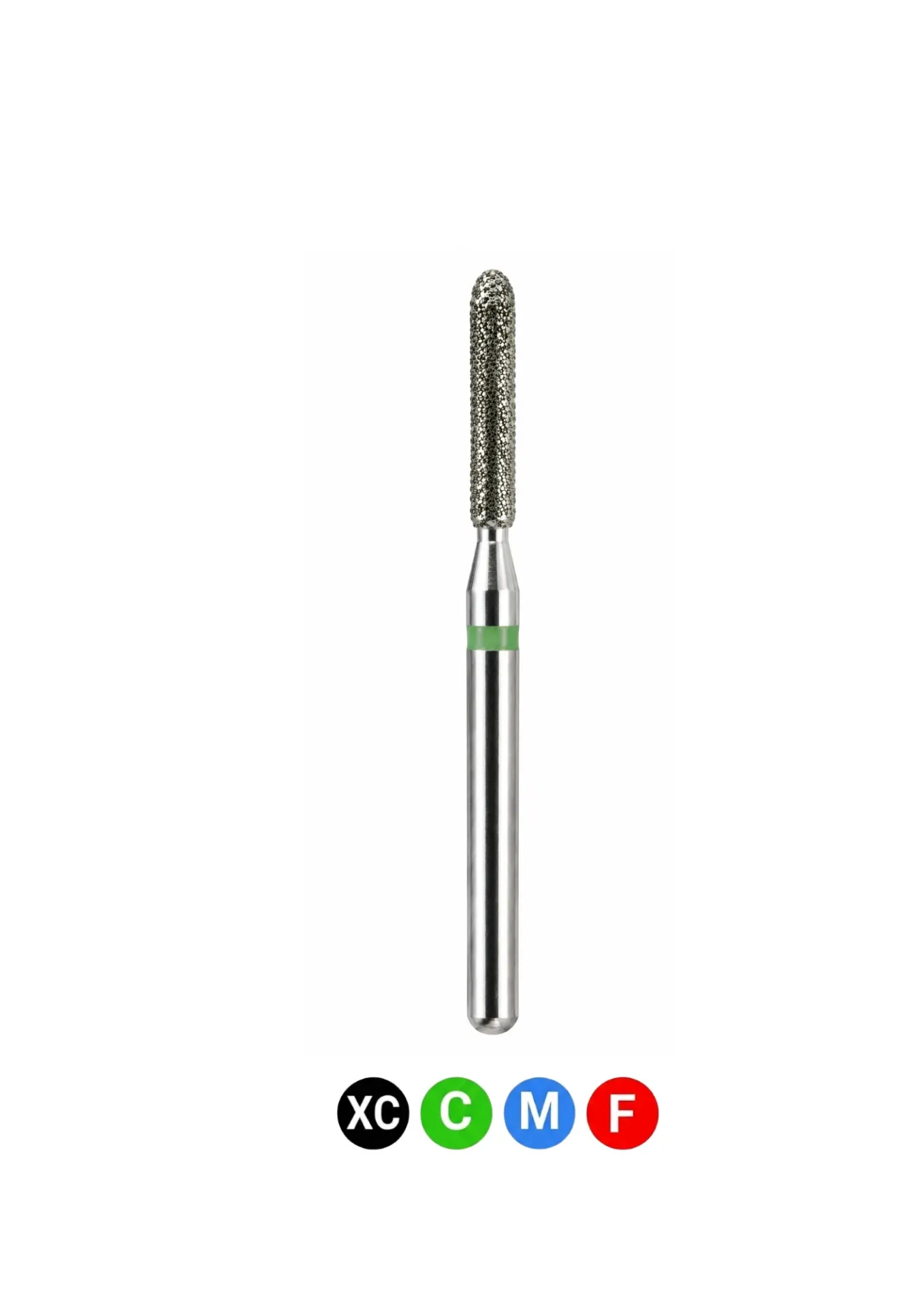 [B11L] Crosstech-Diamond Burs, FG, Bevel Cylinder, Medium, Blue, 1.6 mm, 878-016M, 5/Pk, B11L