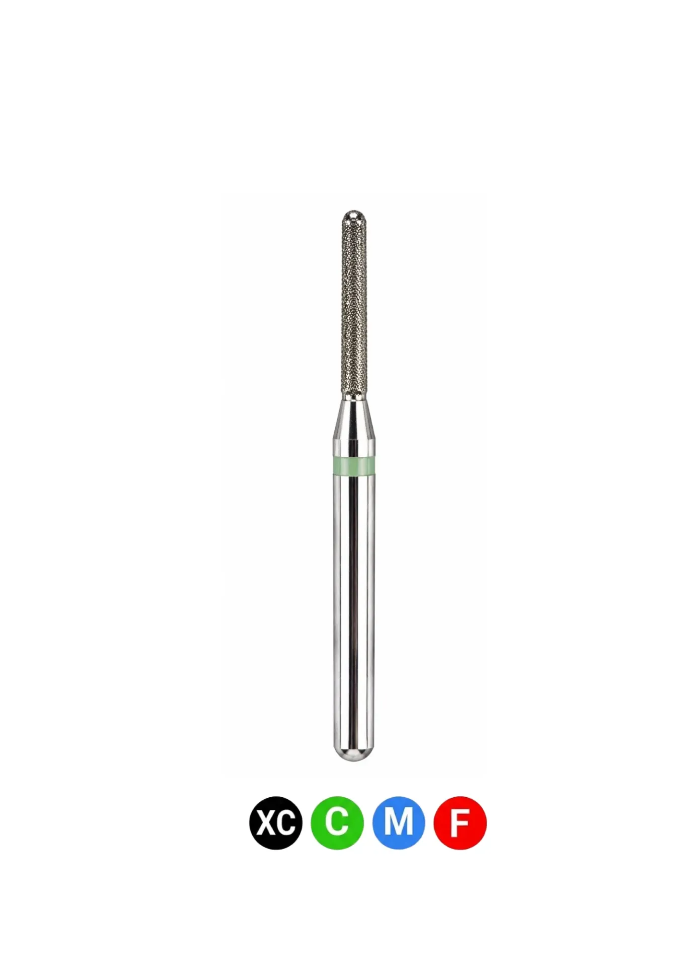 [C24F] Crosstech-Diamond Burs, FG, Bevel Cylinder, Fine, Red, 1.6 mm, 879-016F, 5/Pk, C24F