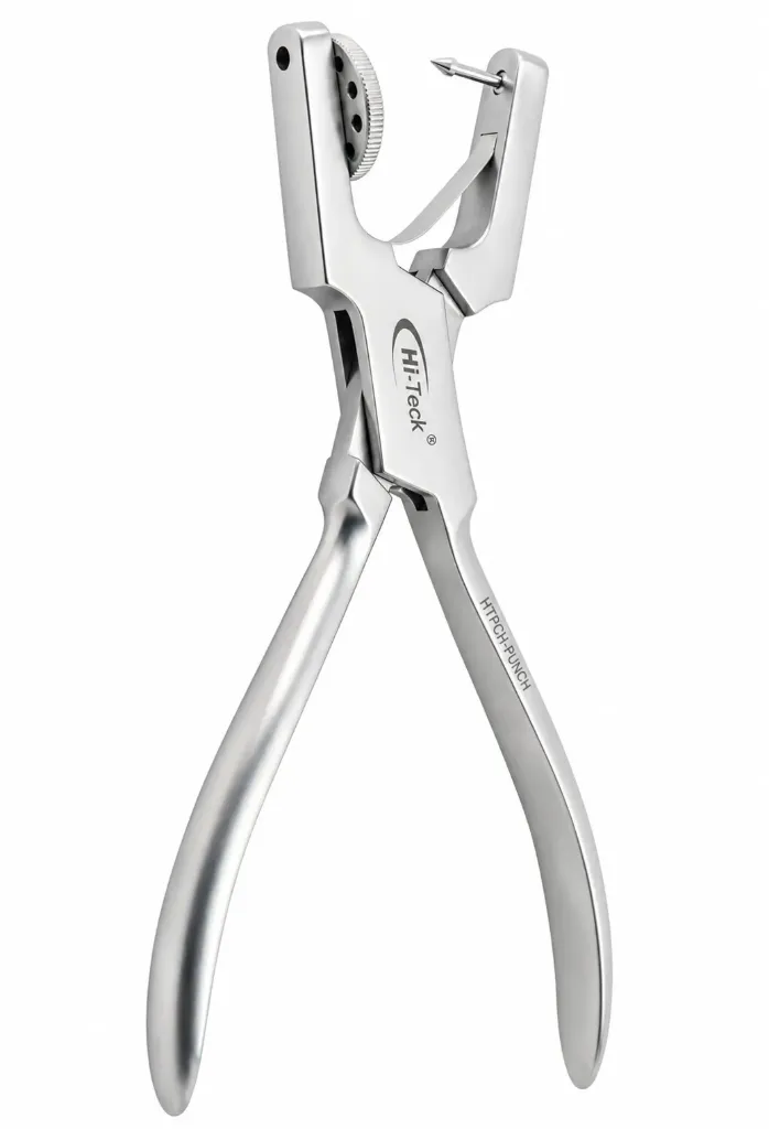 HiTeck Medical Instruments-Rubber Dam Punch, Ainsworth, Satin Steel, 1/Pk, 1303