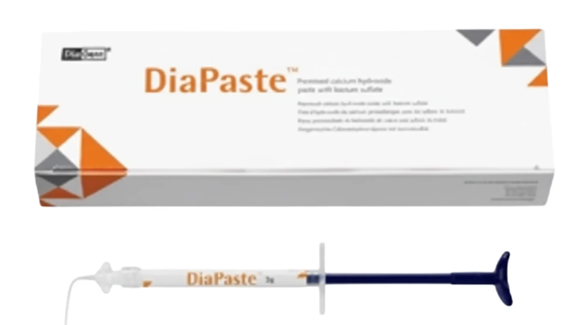 Diadent-DiaPaste - Calcium Hydroxide with Barium Sulfate-Regular Kit-2g Syringe