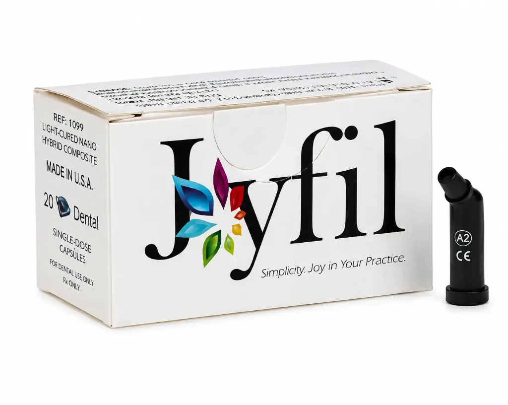 3D Dental-JoyFil, Light-Cure, Compules Refill, 0.25 g, Universal Viscosity, A2, 20/Pk, JFN-CA2