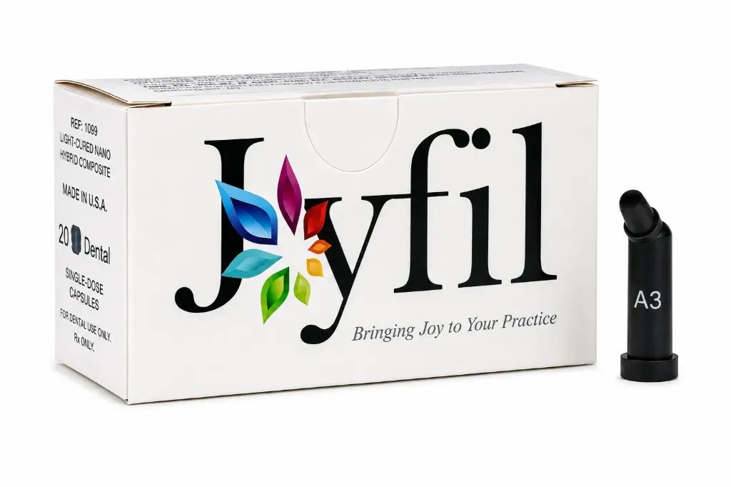 3D Dental-JoyFil, Light-Cure, Compules Refill, 0.25 g, Universal Viscosity, A3, 20/Pk, JFN-CA3