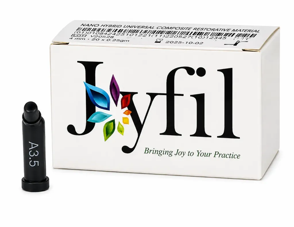 3D Dental-JoyFil, Light-Cure, Compules Refill, 0.25 g, Universal Viscosity, A3.5, 20/Pk, JFN-CA3.5