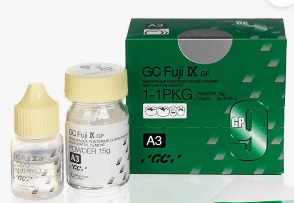 GC America- Fuji IX GP 1:1 Kit - 15gm A2 Powder 8gm Liq. & Mixing Pad-004425