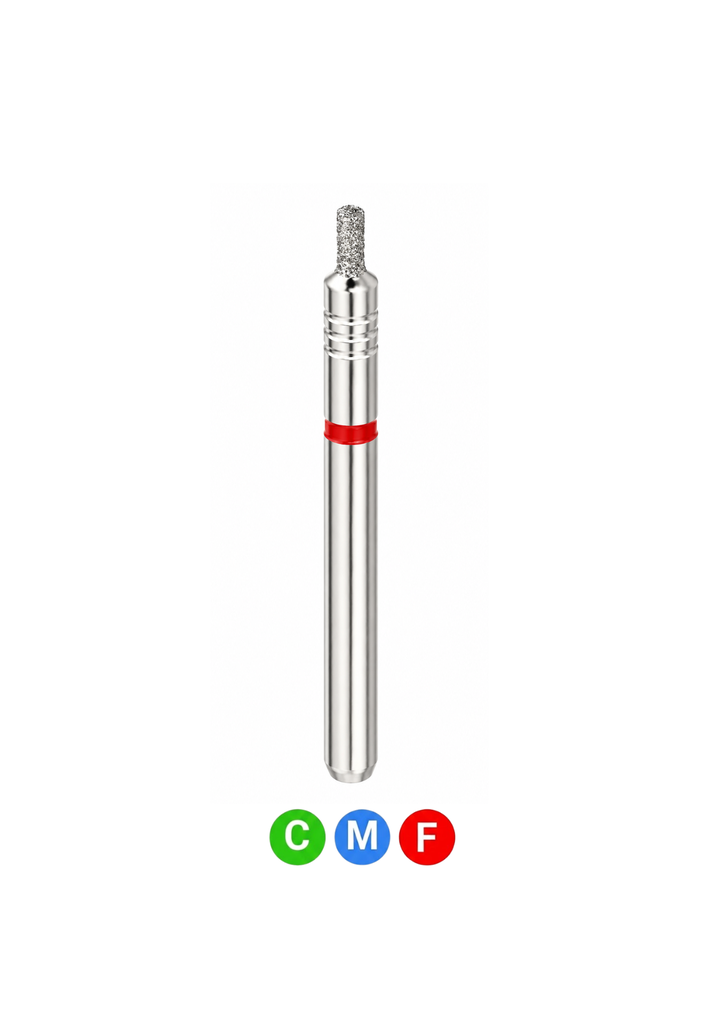 Crosstech-Bur Axial Reduction M4, Fine, Red,2mm, 525-020F, 5/Pk, 525-020F