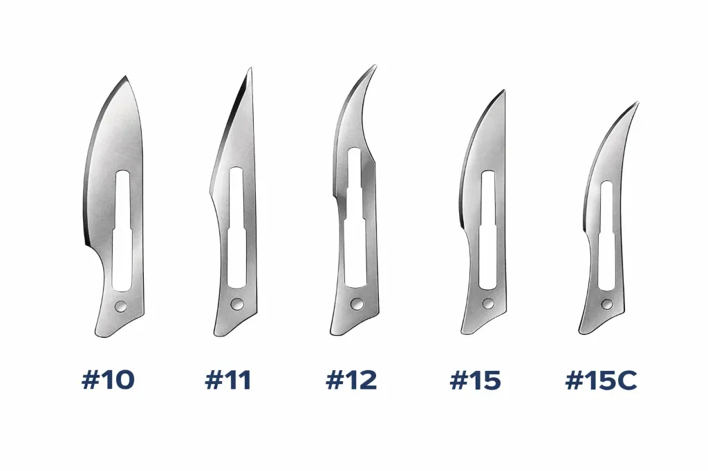 [M90-10] Almedic-Magna, Sterile, Surgical Blades, Stainless Steel, 100/Pk (# 10)