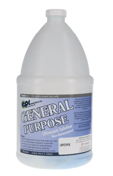 Keystone-Ultrasonic General Purpose Cleaner, Powder, 1 Gal Bottle, 1/Pk, 158