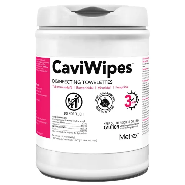 Metrex-CaviWipes™-6"x6.75"-160 wipes/Pk-11-1100