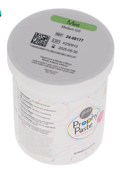 Keystone-Gelato Prophy Paste Jars, 12 oz, Medium, Mint, 1/Pk, 24-08177