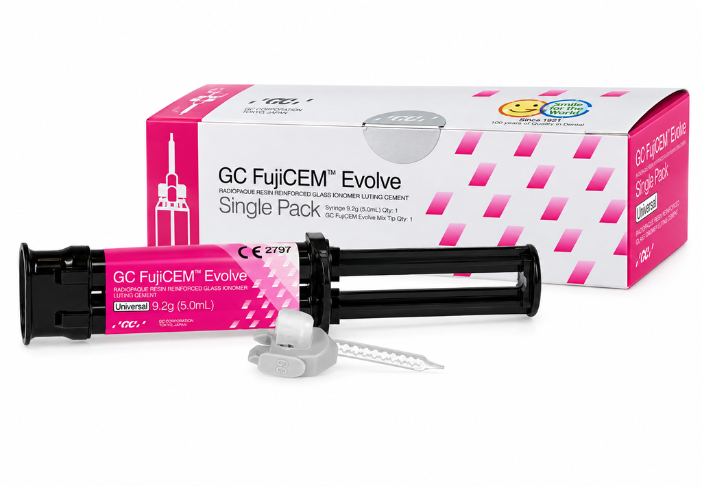 GC America-FujiCEM Evolve Universal Luting Cement, Single Pack, 9.2 g, 1/Pk-2797