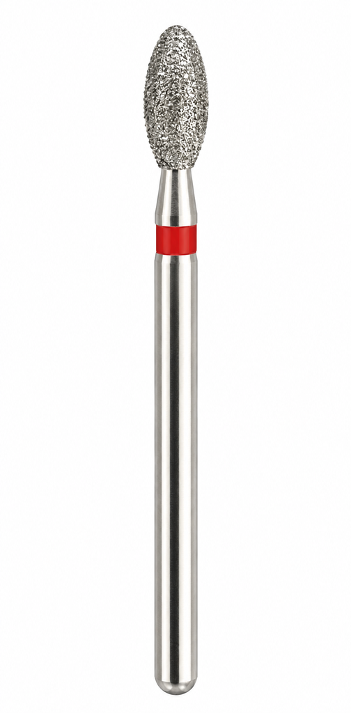 Crosstech-Zirconia Diamond Bur, FG, Football, # 833, 2.3 mm, Fine, Red, 5/Pk, Z833F-023-FG