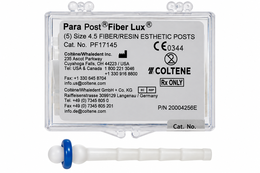 Coltene Whaledent-ParaPost Fiber Lux Posts, Refill, # 4.5, Blue, 5/Pk, PF171-4.5