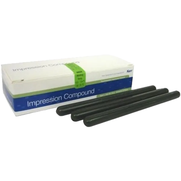 Kerr-Compound Impression Stick Green 1/4 lb/pkg-00444