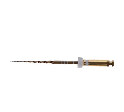 Dentsply ProTaper Gold Rotary Endodontic Files-S2-White-25 mm-6/Pk- PTGRS225