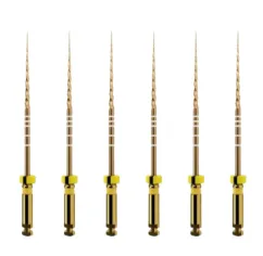 Dentsply ProTaper Gold Rotary Endodontic Files-F1-Yellow-25mm-6/Pk-PTGRF125