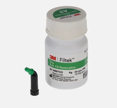 3M -A3 Filtek One Bulk Fill Posterior Restorative Capsules A3 20/Pk 0.2g-4867A3