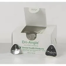 Dental Health Products-Dri-Angle Cotton Roll Substitute, Silver-Coated, Large, Silver, 320/Pk, 32-LAG