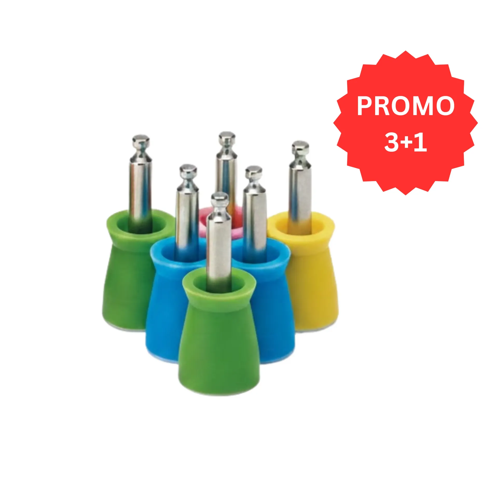 HSB-Disposable Prophy Cups, Silicone, Soft, Dark Blue, Latch Type, Webbed, 144/Pk, 102500 (One box)