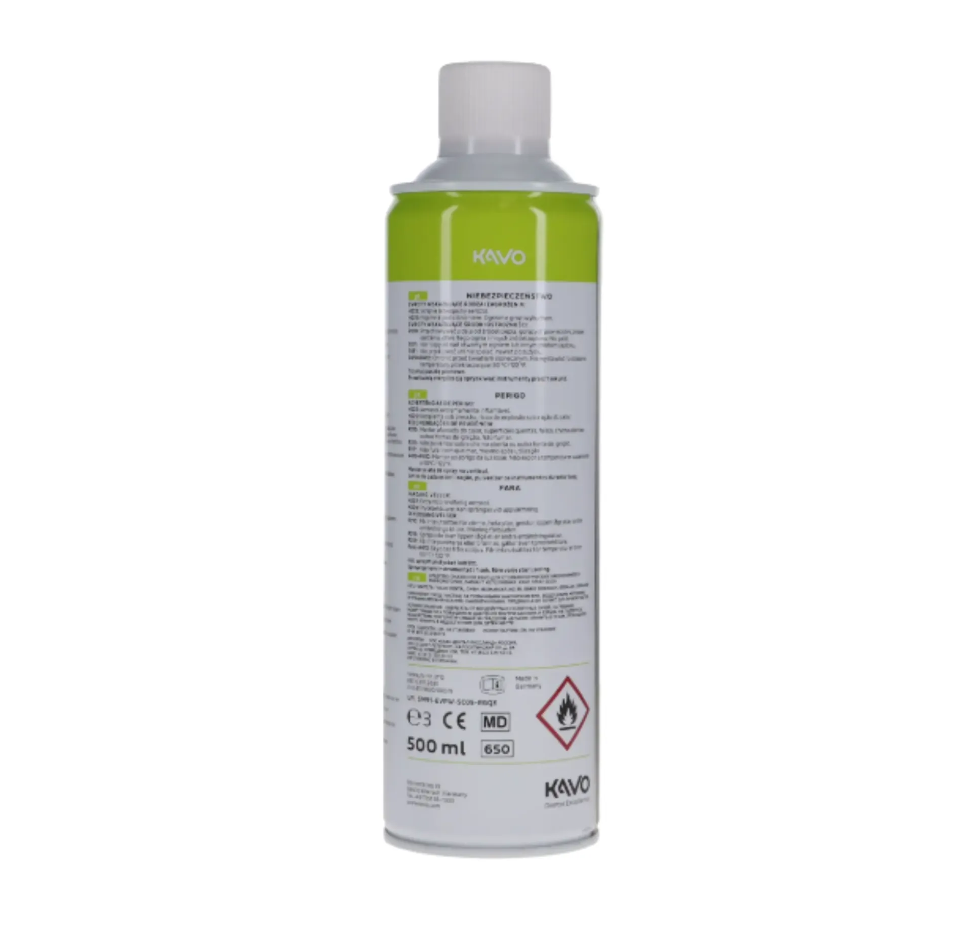 KaVo Universal Care Oil Spray, Without Nozzle, 500 ml, 1/Pk, 04119640
