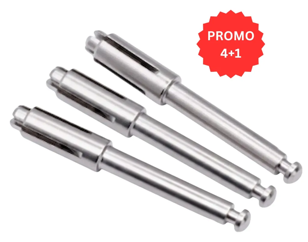 HSB-Sof-Lex Type, Pop-On Polishing Disc Mandrels, RA, Stainless Steel, 3/Pk, 103186
